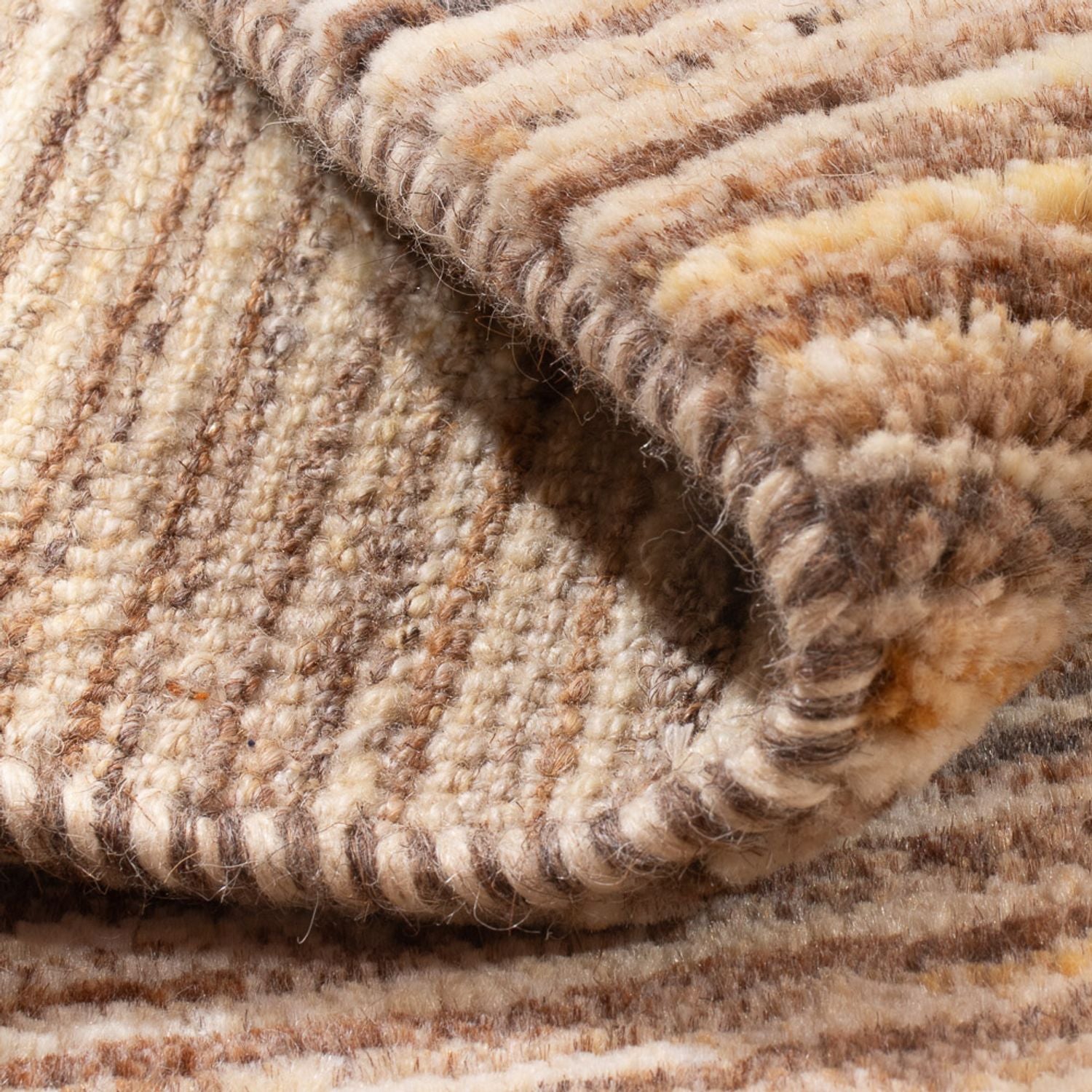 Alfombra Gabbeh - Persa - 95 x 63 cm - beige oscuro