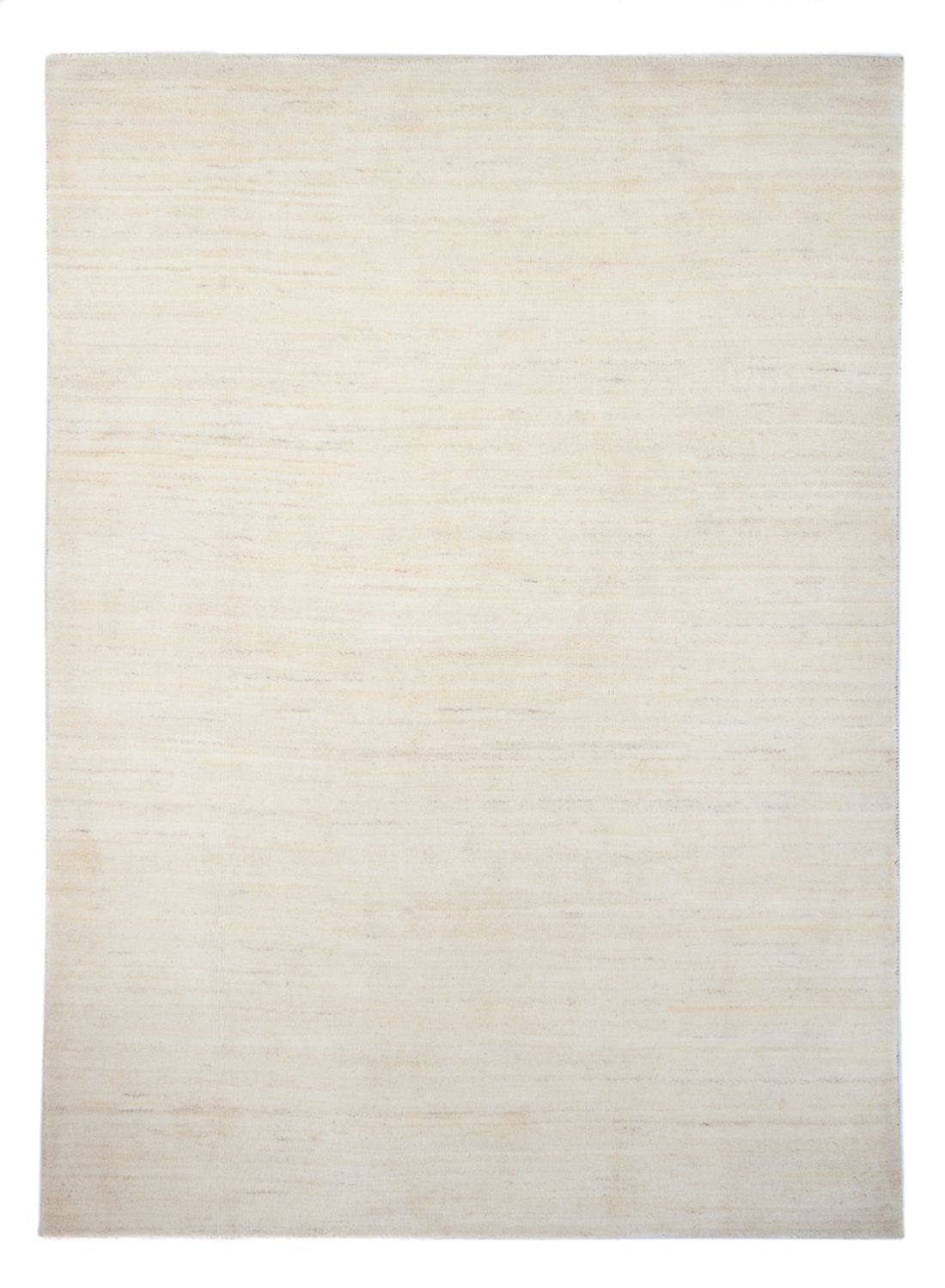 Alfombra Gabbeh - Persa - 247 x 168 cm - blanco natural