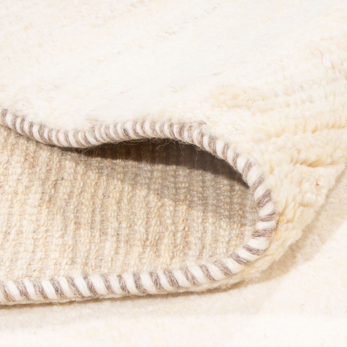 Alfombra Gabbeh - Persa - 204 x 142 cm - beige claro