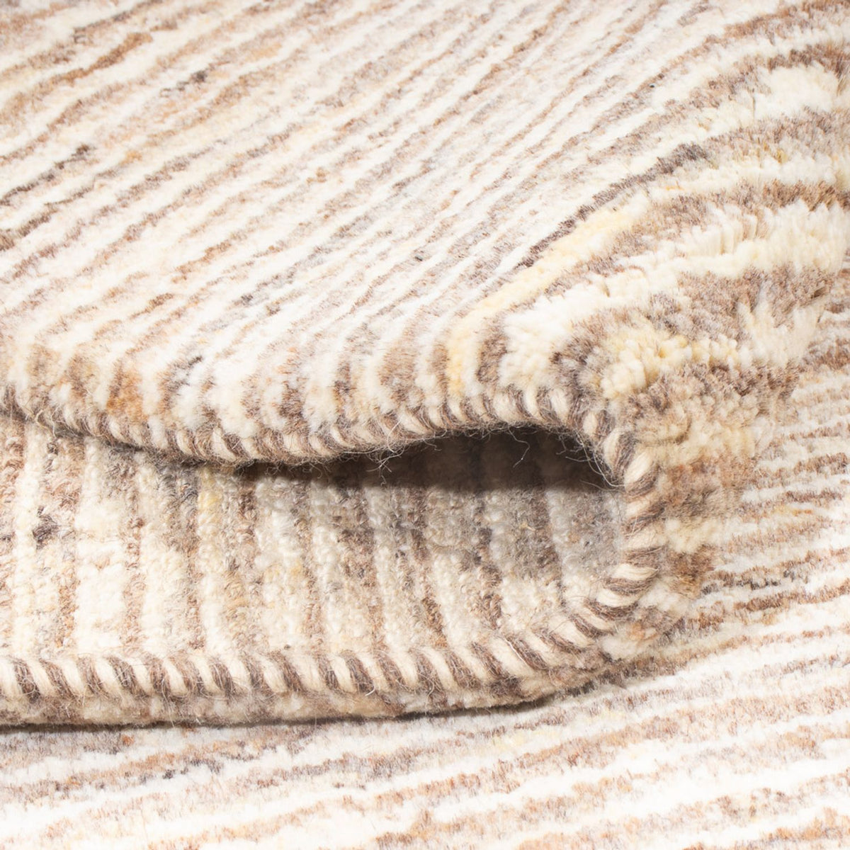 Alfombra Gabbeh - Persa - 194 x 151 cm - beige oscuro