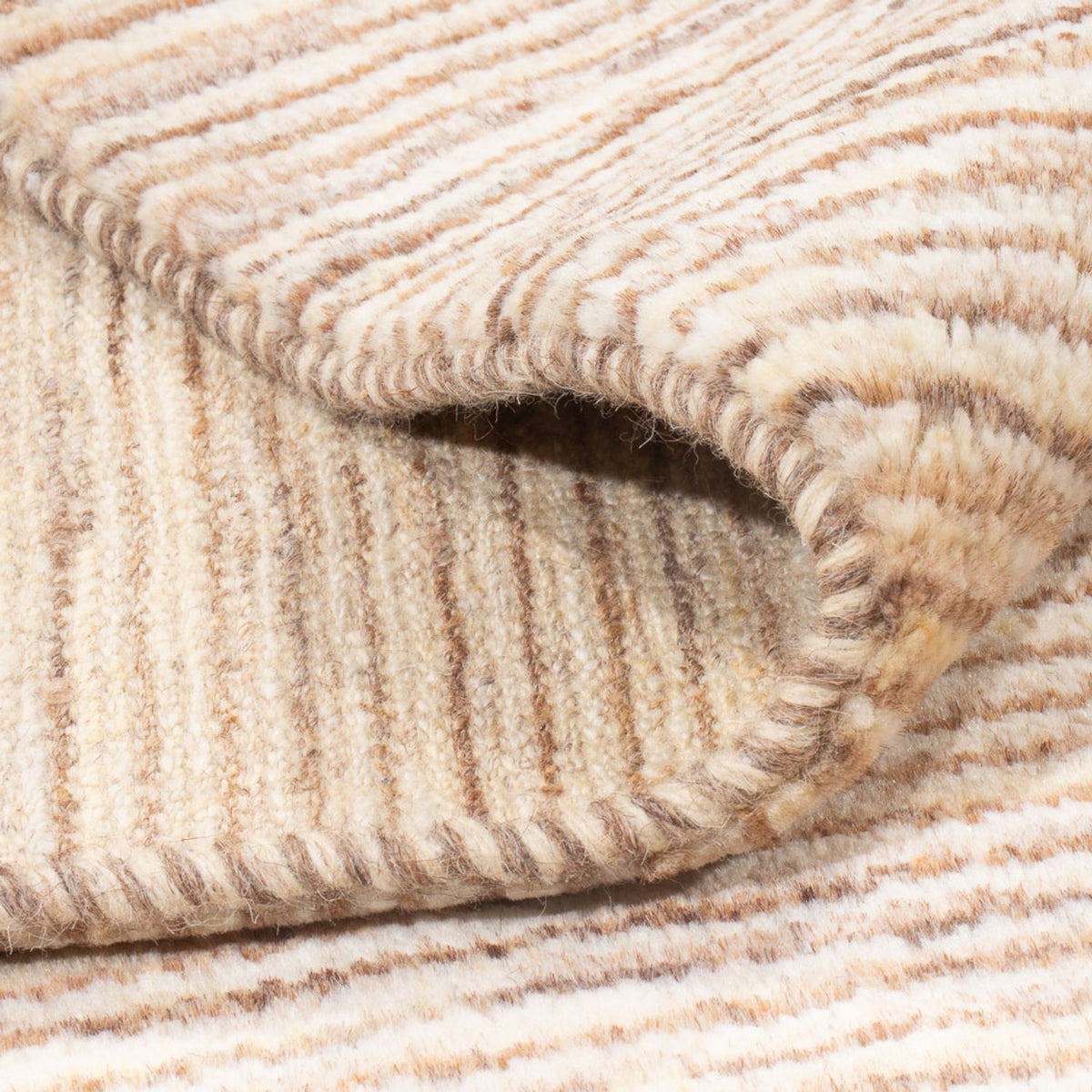 Alfombra Gabbeh - Persa - 205 x 150 cm - marrón claro