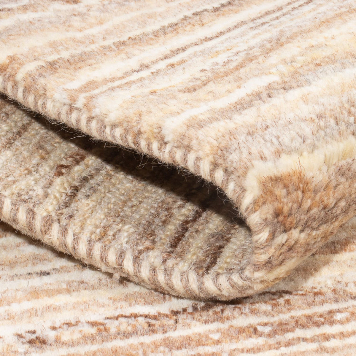 Alfombra Gabbeh - Persa - 95 x 57 cm - beige oscuro