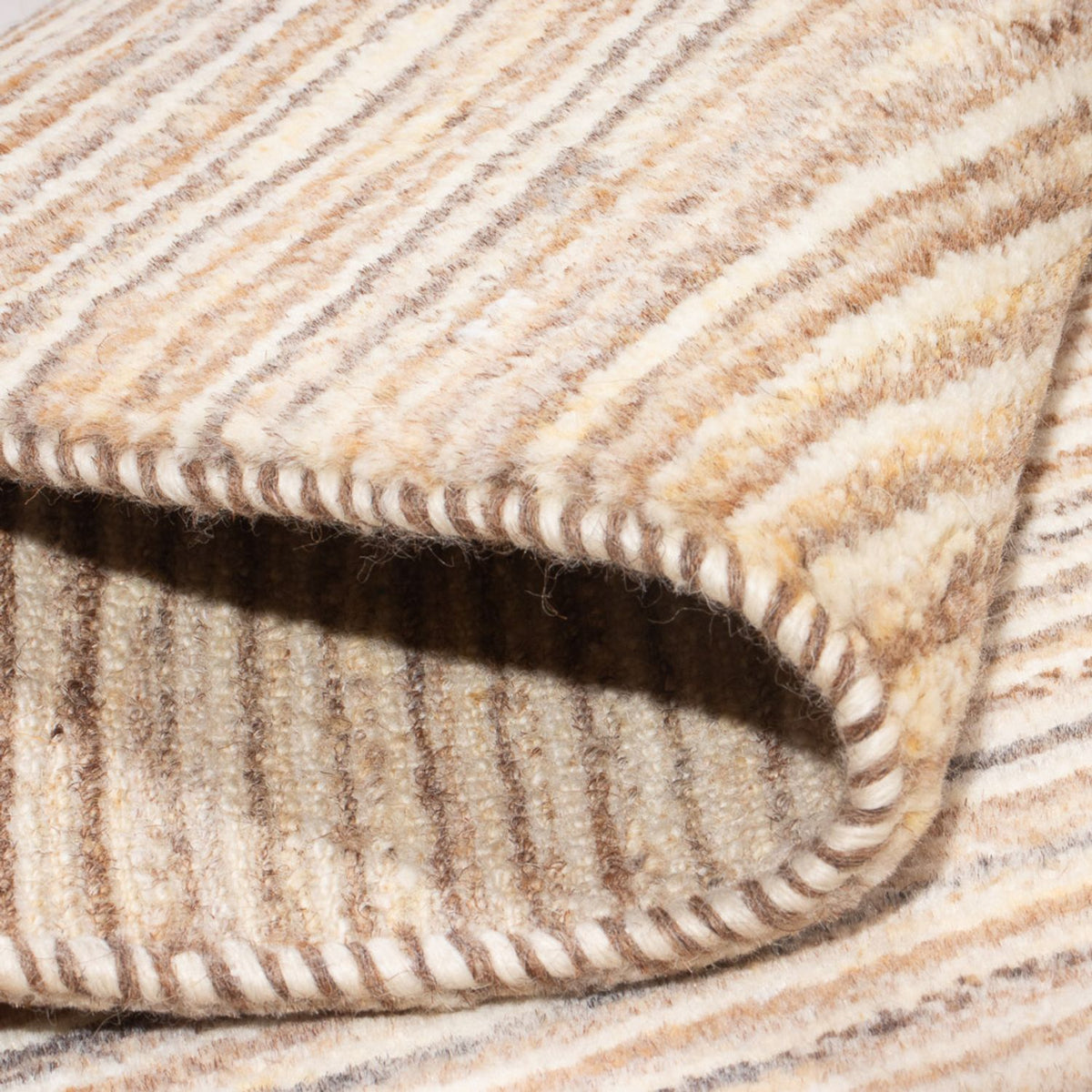 Alfombra Gabbeh - Persa - 89 x 59 cm - beige oscuro