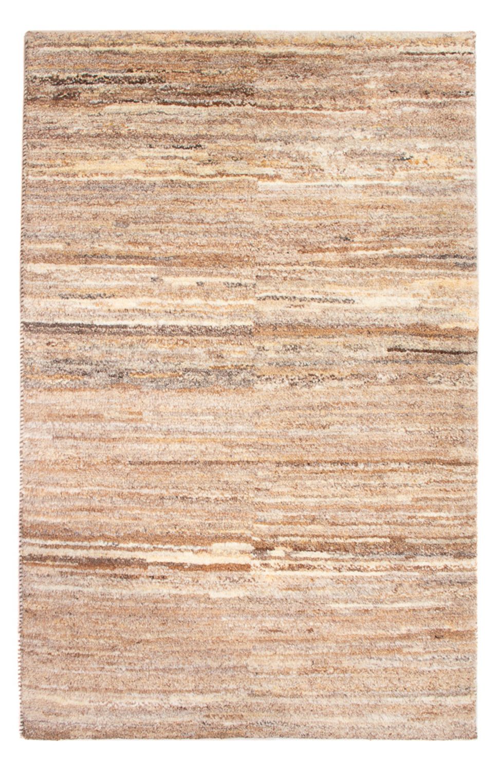 Alfombra Gabbeh - Persa - 97 x 63 cm - beige oscuro