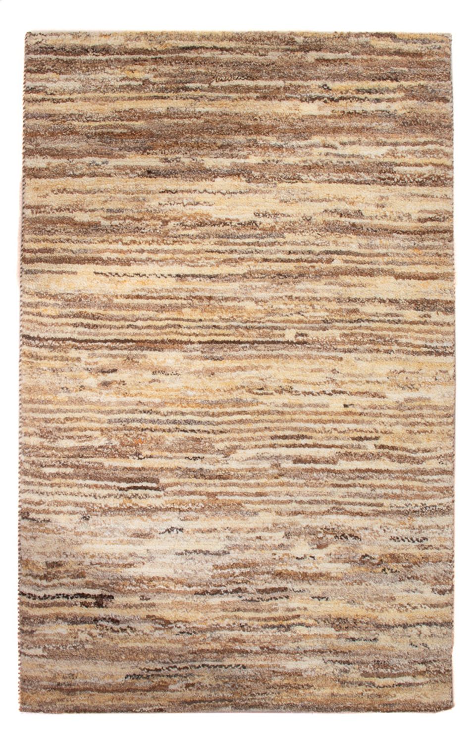 Alfombra Gabbeh - Persa - 95 x 62 cm - beige oscuro
