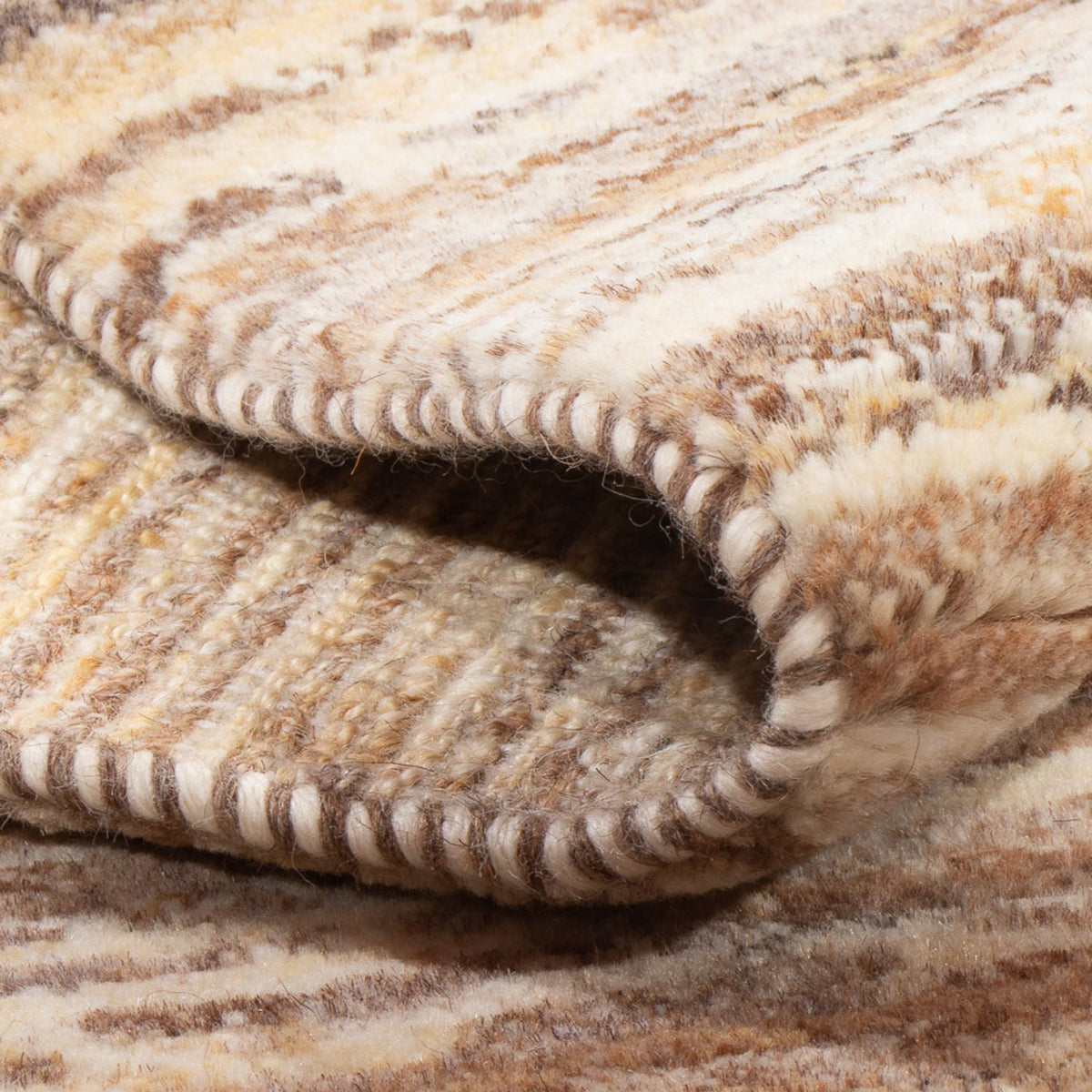 Alfombra Gabbeh - Persa - 95 x 62 cm - beige oscuro