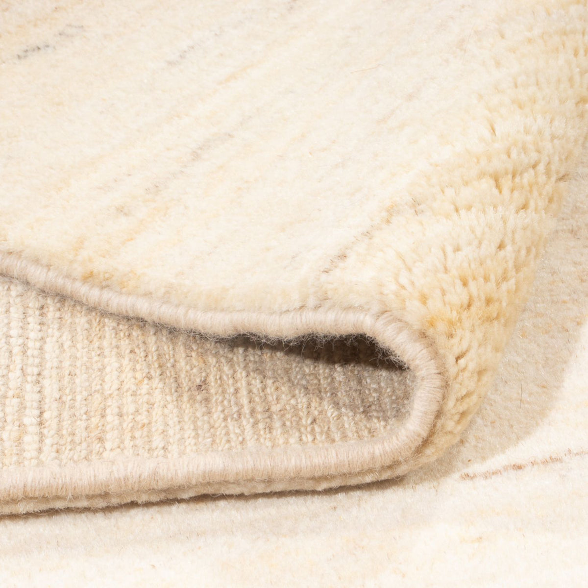 Alfombra Gabbeh - Persa - 193 x 147 cm - beige claro