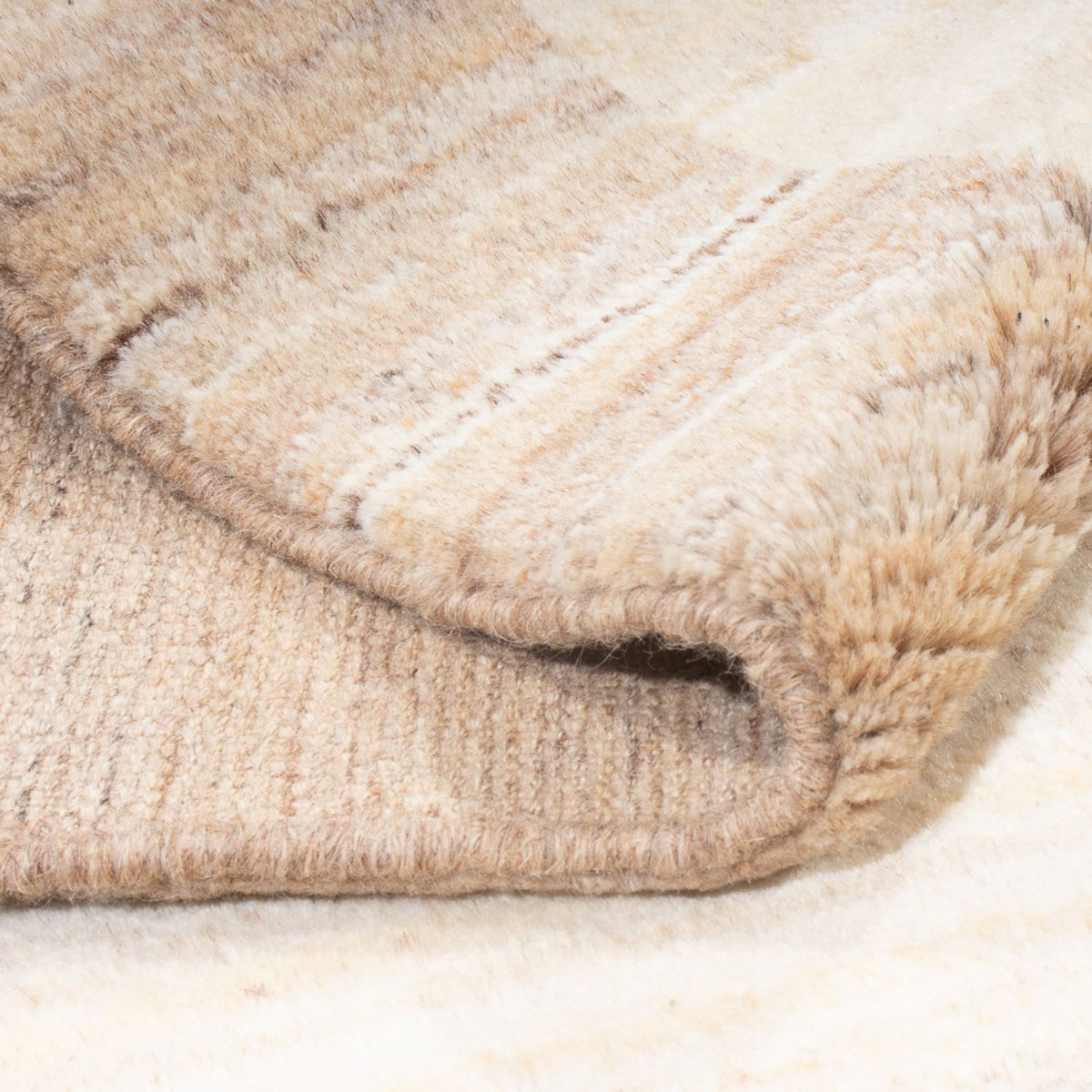 Alfombra Gabbeh - Persa - 191 x 145 cm - beige claro