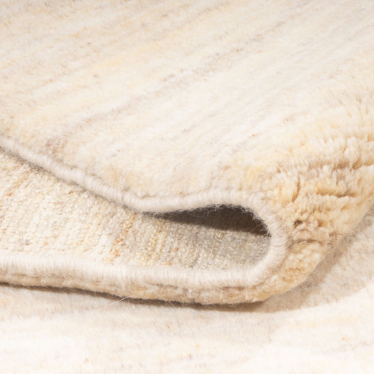 Alfombra Gabbeh - Persa - 190 x 154 cm - beige claro