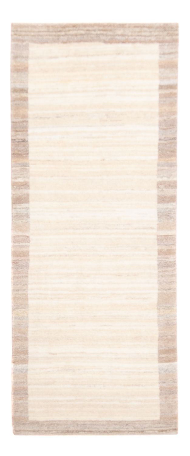Alfombra de pasillo Alfombra Gabbeh - Persa - 203 x 82 cm - natural