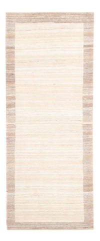 Alfombra de pasillo Alfombra Gabbeh - Persa - 203 x 82 cm - natural