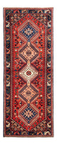 Alfombra de pasillo Alfombra Gabbeh - Persa - 208 x 78 cm - rojo
