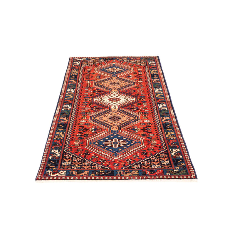 Alfombra de pasillo Alfombra Gabbeh - Persa - 208 x 78 cm - rojo