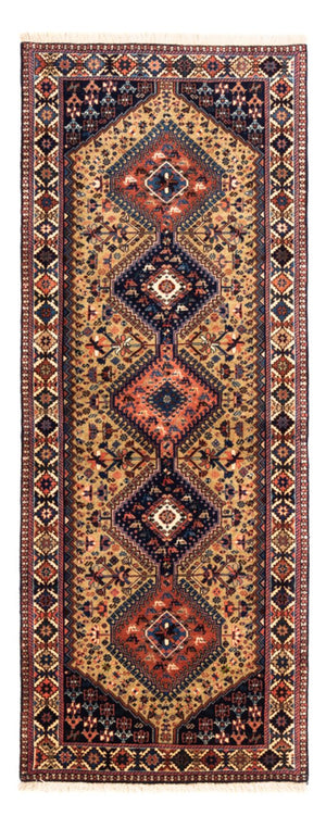 Alfombra de pasillo Alfombra Gabbeh - Persa - 220 x 76 cm - arena