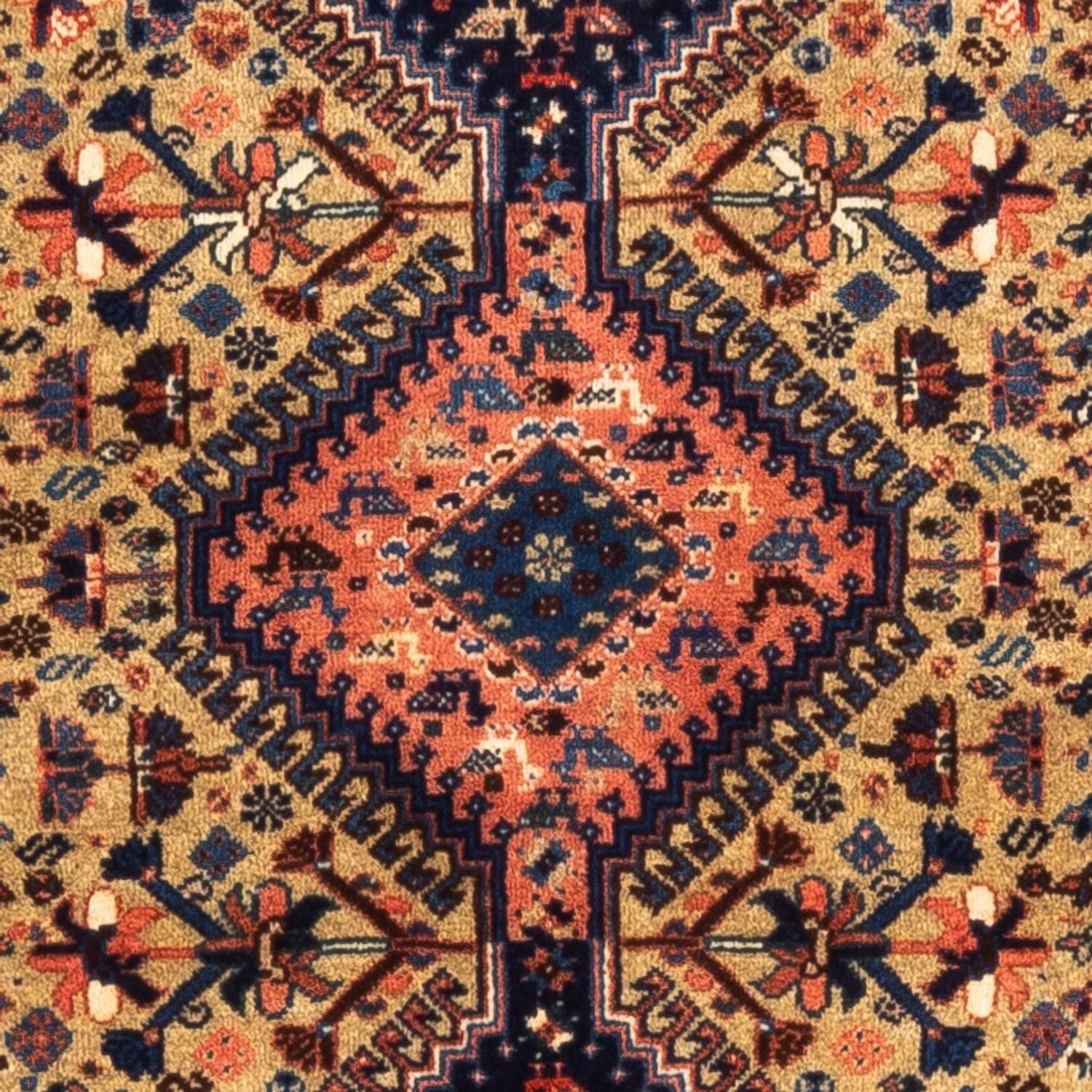 Alfombra de pasillo Alfombra Gabbeh - Persa - 220 x 76 cm - arena