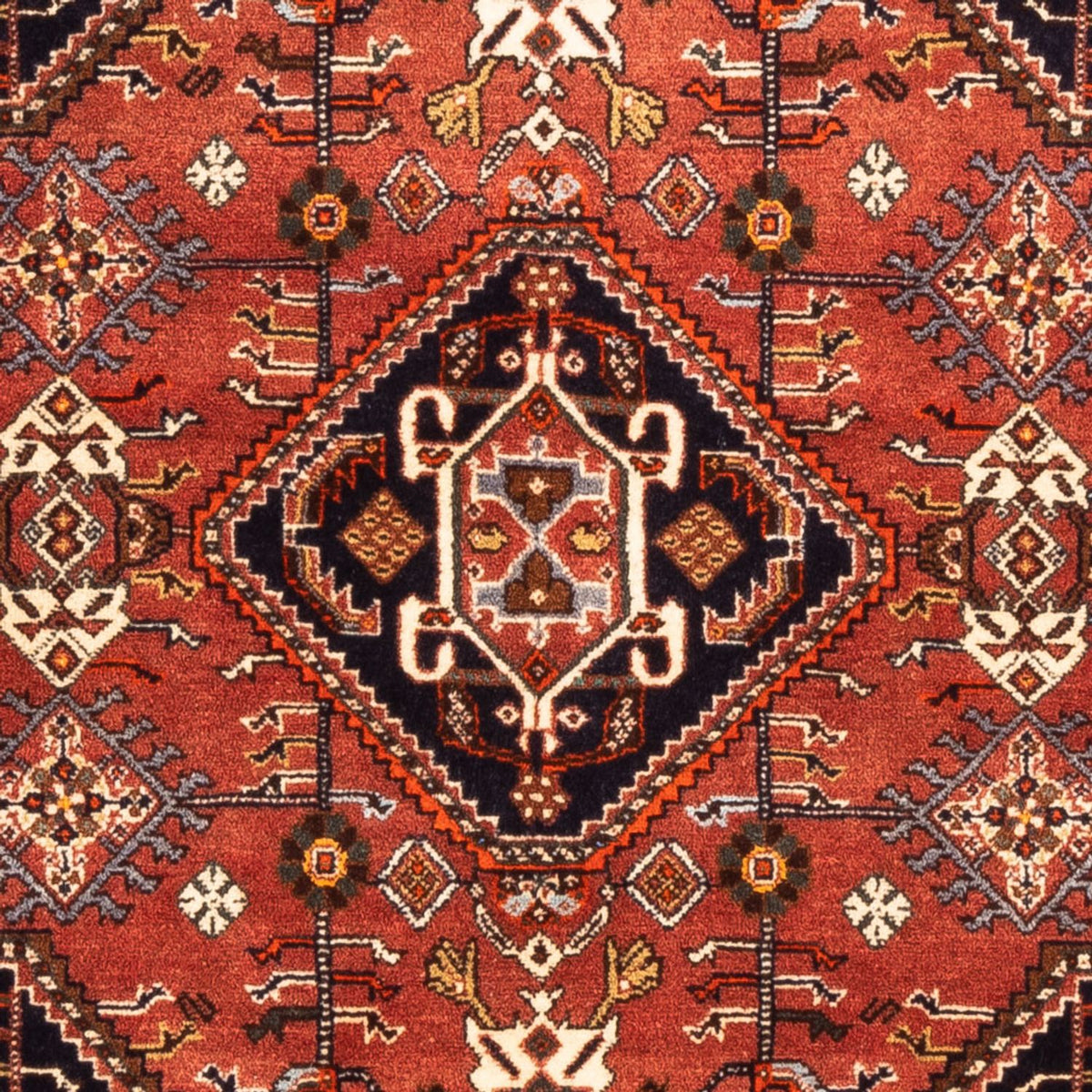Alfombra persa - Nómada - 148 x 105 cm - rojo