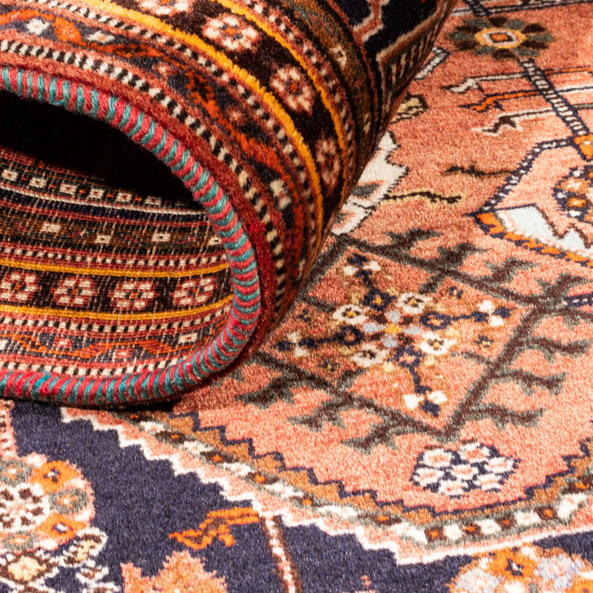 Alfombra persa - Nómada - 148 x 105 cm - rojo