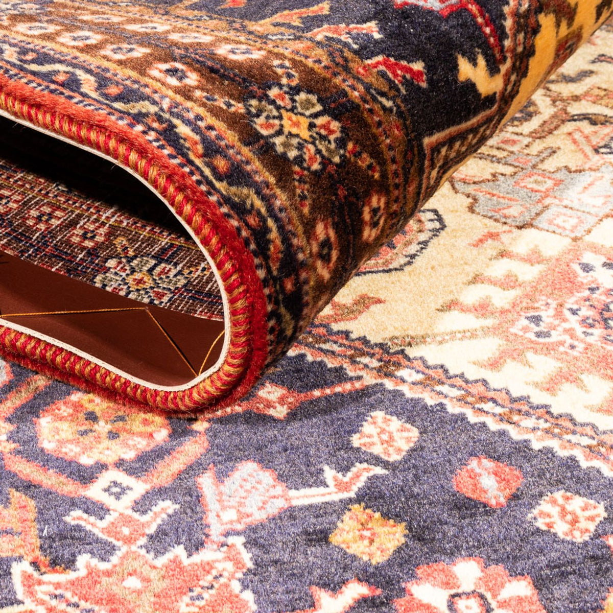 Alfombra persa - Nómada - 150 x 110 cm - amarillo