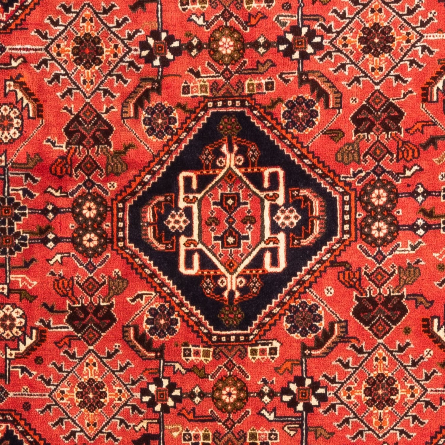 Alfombra persa - Nómada - 150 x 115 cm - rojo