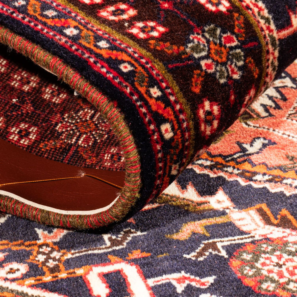 Alfombra persa - Nómada - 150 x 115 cm - rojo