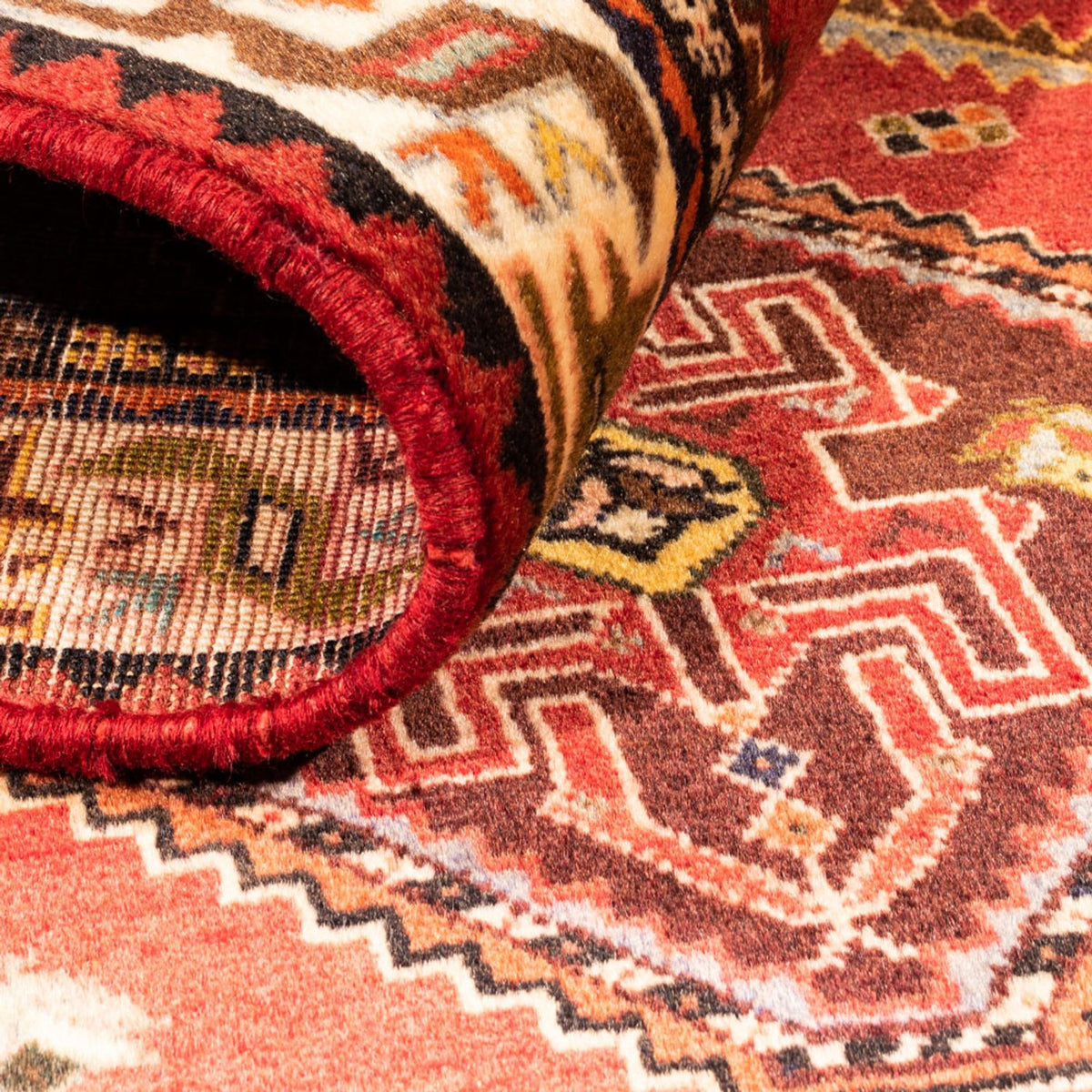 Alfombra persa - Nómada - 170 x 112 cm - rojo