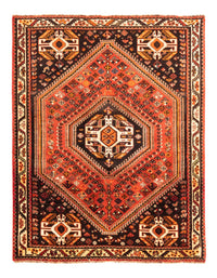 Alfombra persa - Nómada - 154 x 117 cm - rojo claro