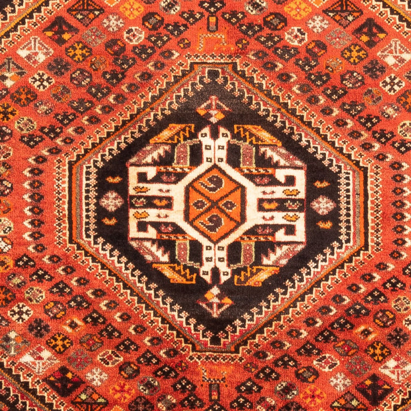 Alfombra persa - Nómada - 154 x 117 cm - rojo claro