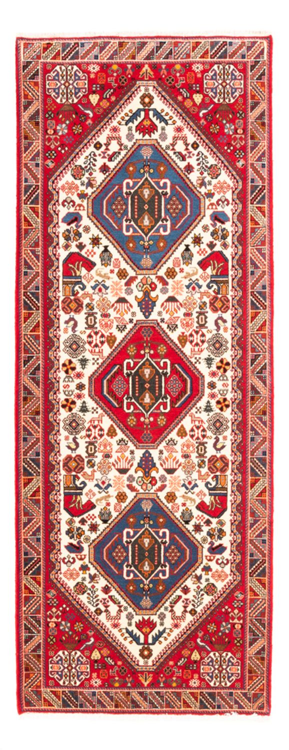 Alfombra de pasillo Alfombra persa - Nómada - 208 x 80 cm - crema