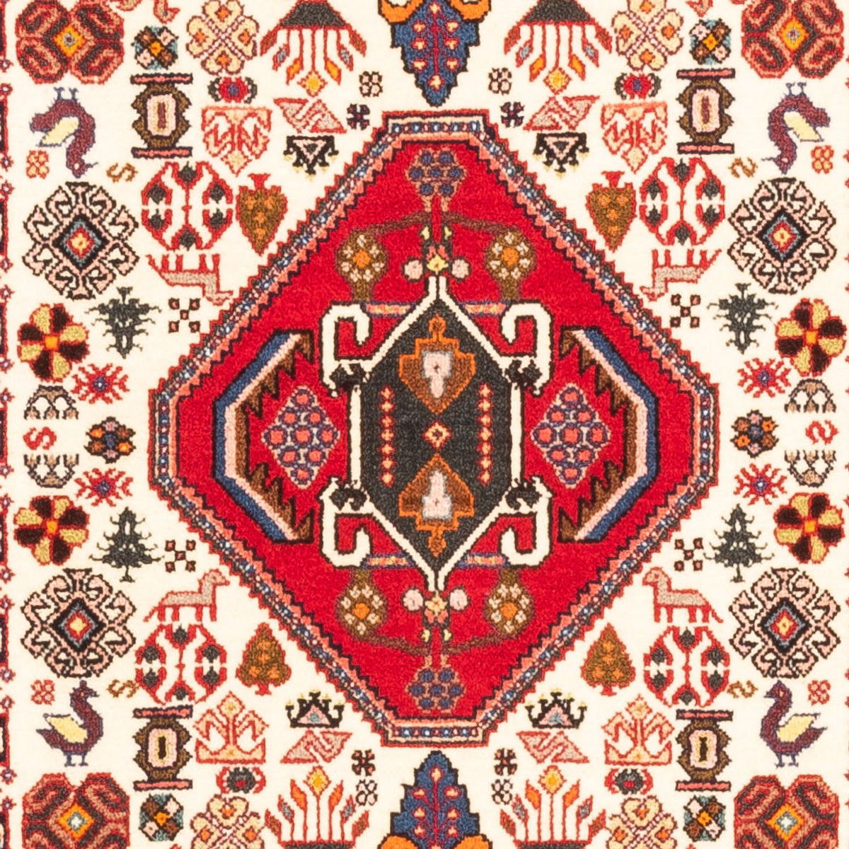 Alfombra de pasillo Alfombra persa - Nómada - 208 x 80 cm - crema