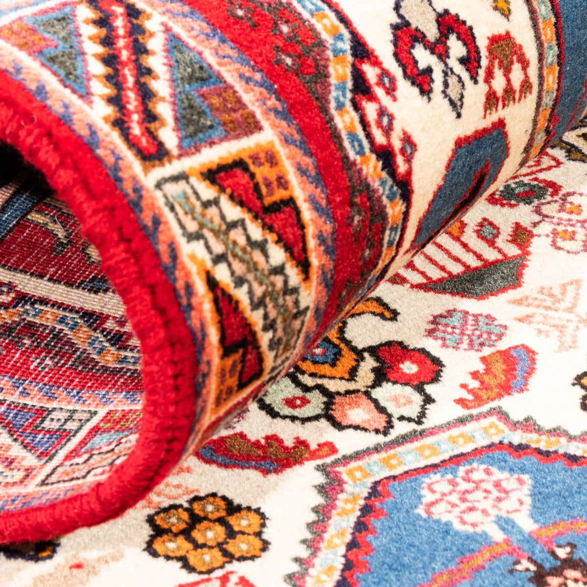 Alfombra de pasillo Alfombra persa - Nómada - 208 x 80 cm - crema