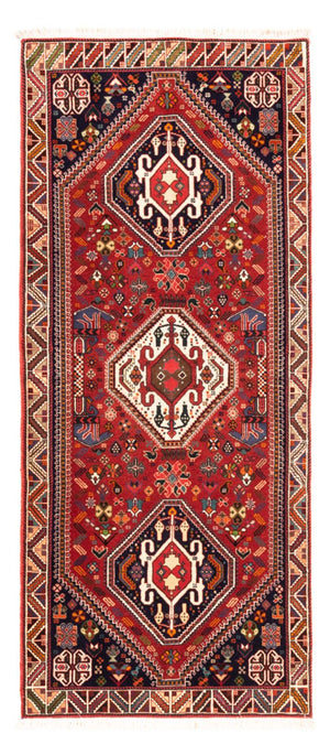 Alfombra de pasillo Alfombra persa - Nómada - 200 x 80 cm - rojo