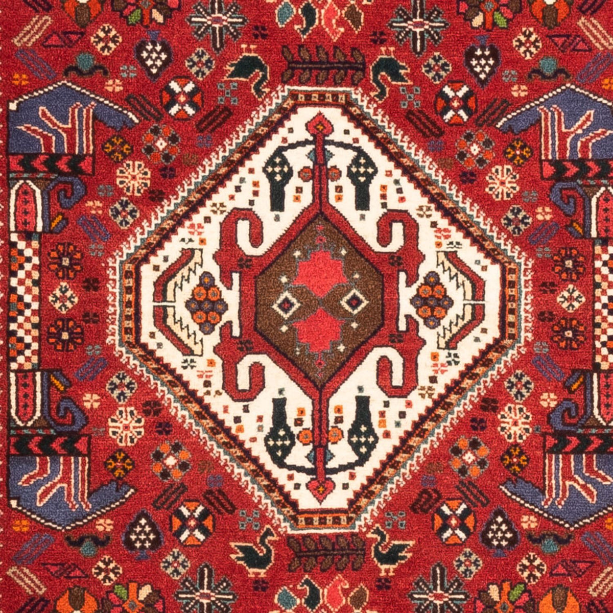 Alfombra de pasillo Alfombra persa - Nómada - 200 x 80 cm - rojo