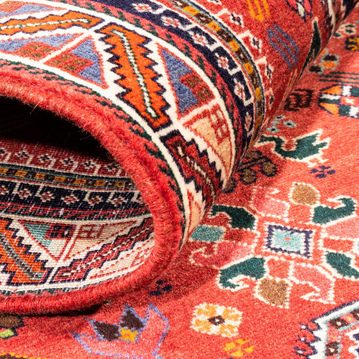 Alfombra de pasillo Alfombra persa - Nómada - 200 x 80 cm - rojo