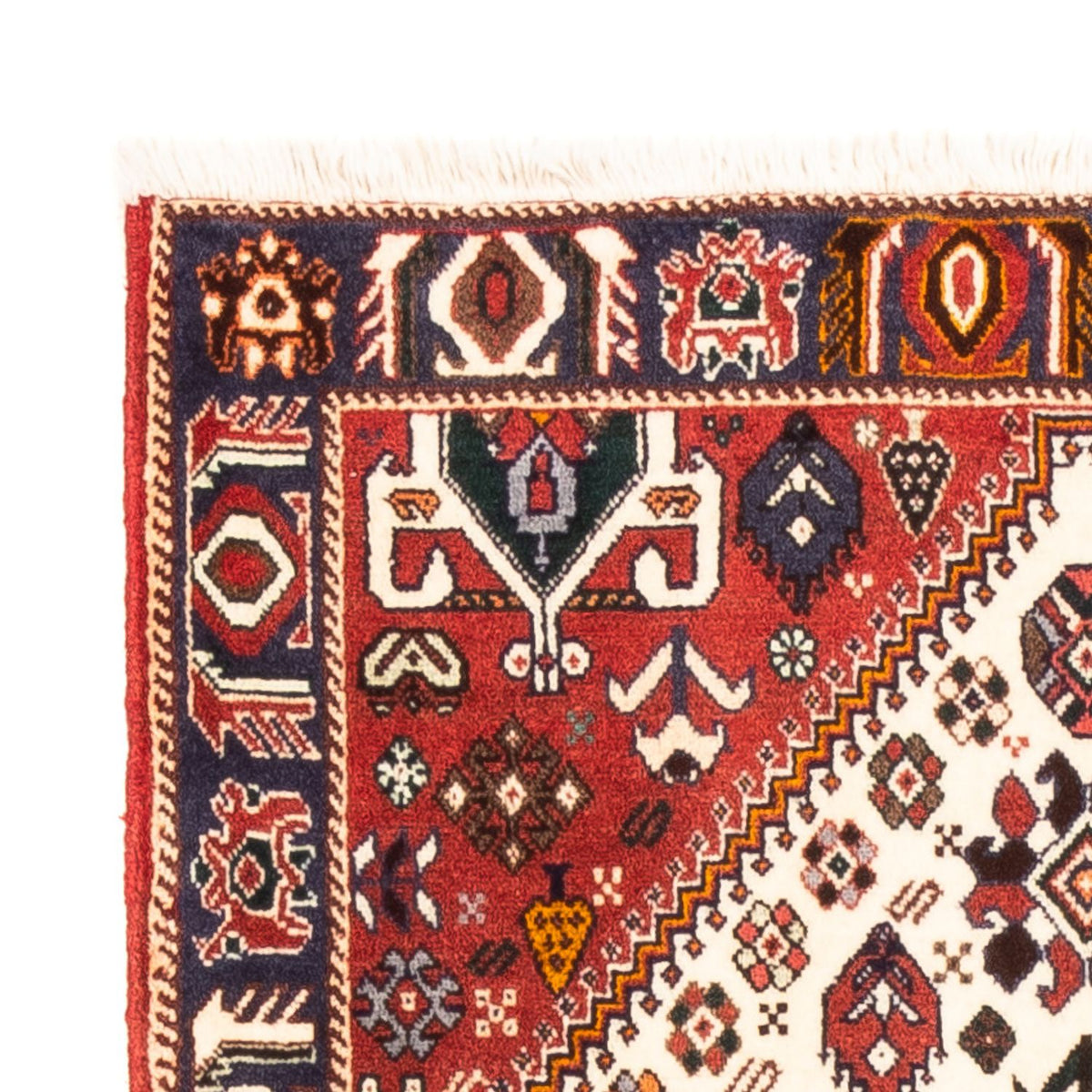 Alfombra de pasillo Alfombra persa - Nómada - 200 x 80 cm - crema