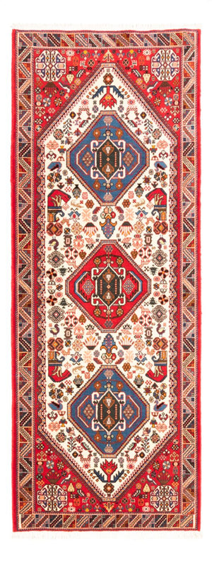 Alfombra de pasillo Alfombra persa - Nómada - 205 x 82 cm - crema