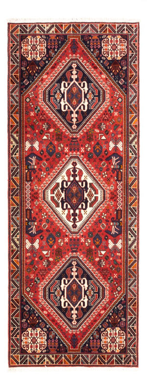 Alfombra de pasillo Alfombra persa - Nómada - 205 x 80 cm - rojo