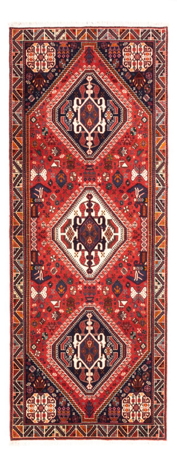Alfombra de pasillo Alfombra persa - Nómada - 205 x 80 cm - rojo