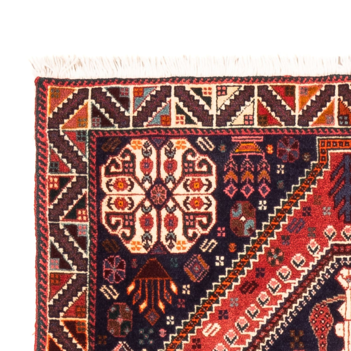 Alfombra de pasillo Alfombra persa - Nómada - 205 x 80 cm - rojo