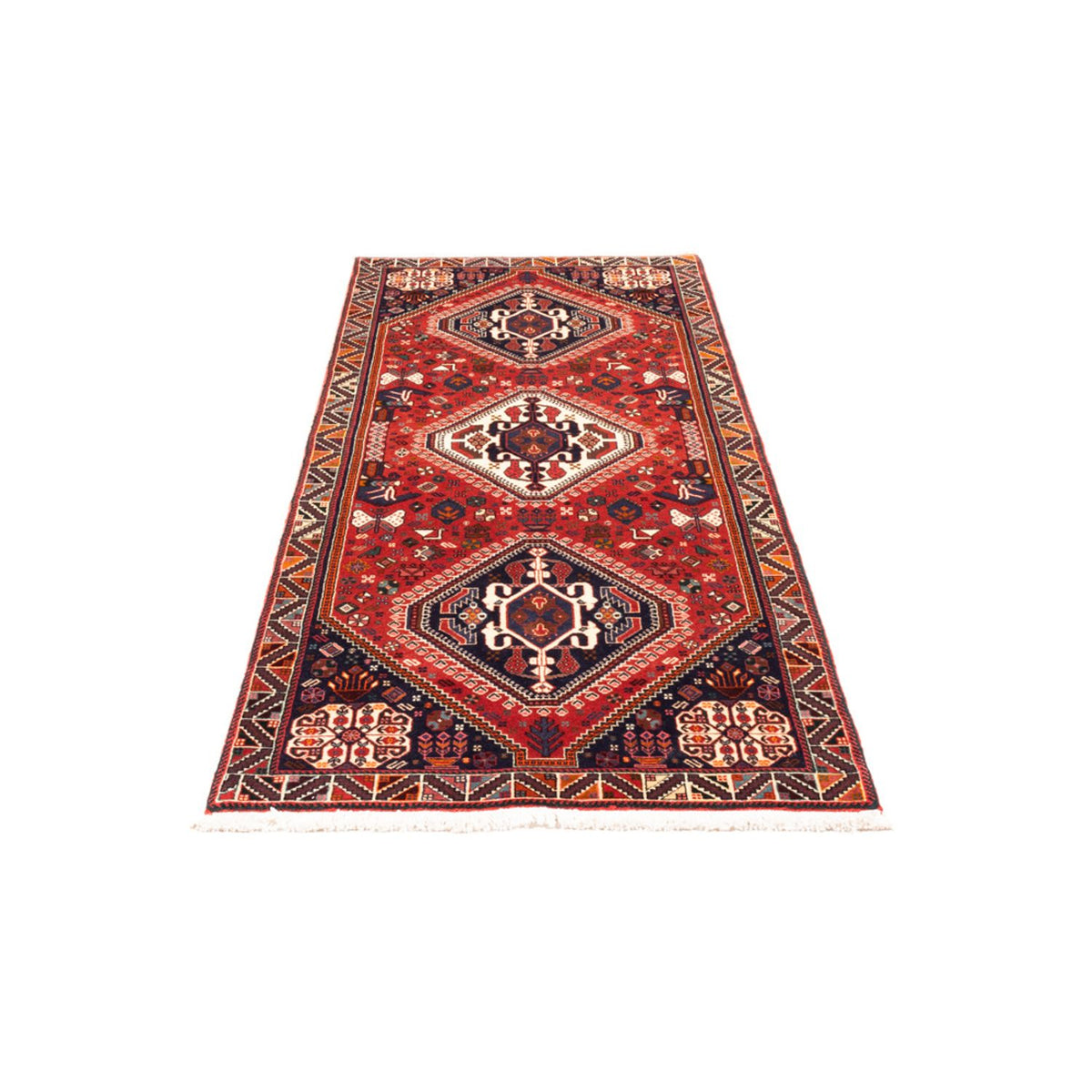 Alfombra de pasillo Alfombra persa - Nómada - 205 x 80 cm - rojo