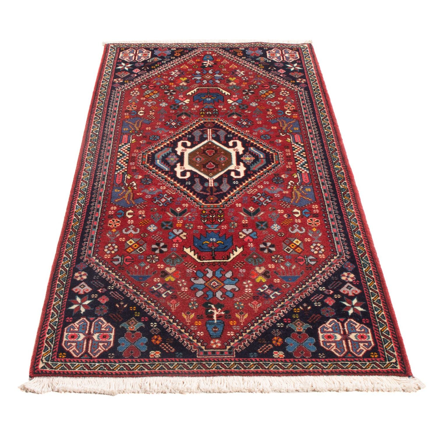 Alfombra de pasillo Alfombra persa - Nómada - 155 x 70 cm - rojo