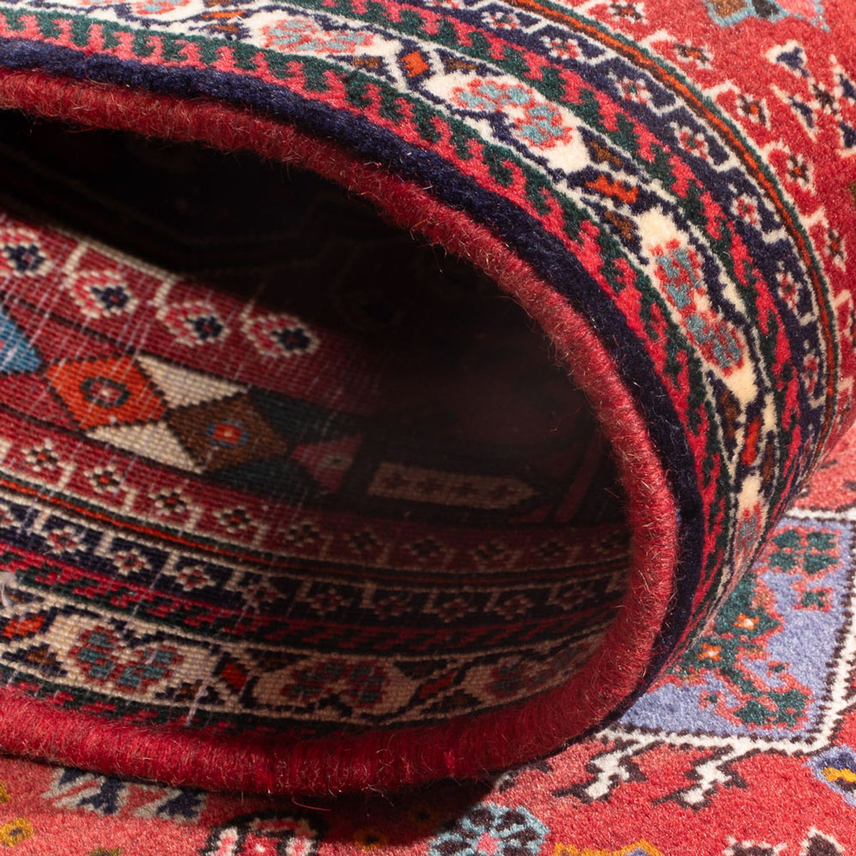 Alfombra persa - Nómada - 150 x 73 cm - rojo