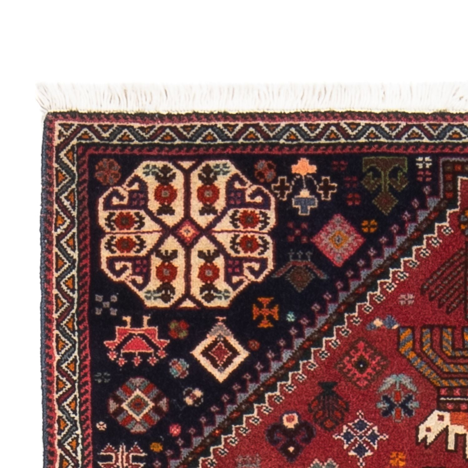 Alfombra de pasillo Alfombra persa - Nómada - 154 x 72 cm - rojo