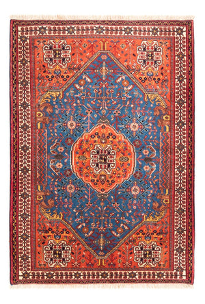 Alfombra persa - Nómada - 156 x 110 cm - azul