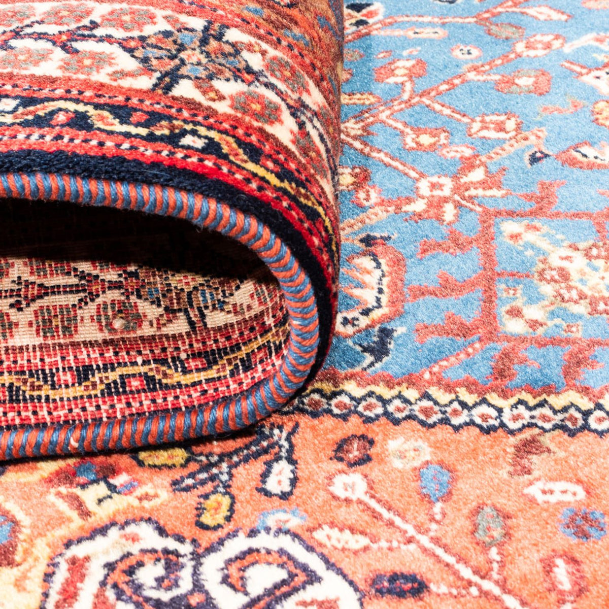 Alfombra persa - Nómada - 156 x 110 cm - azul