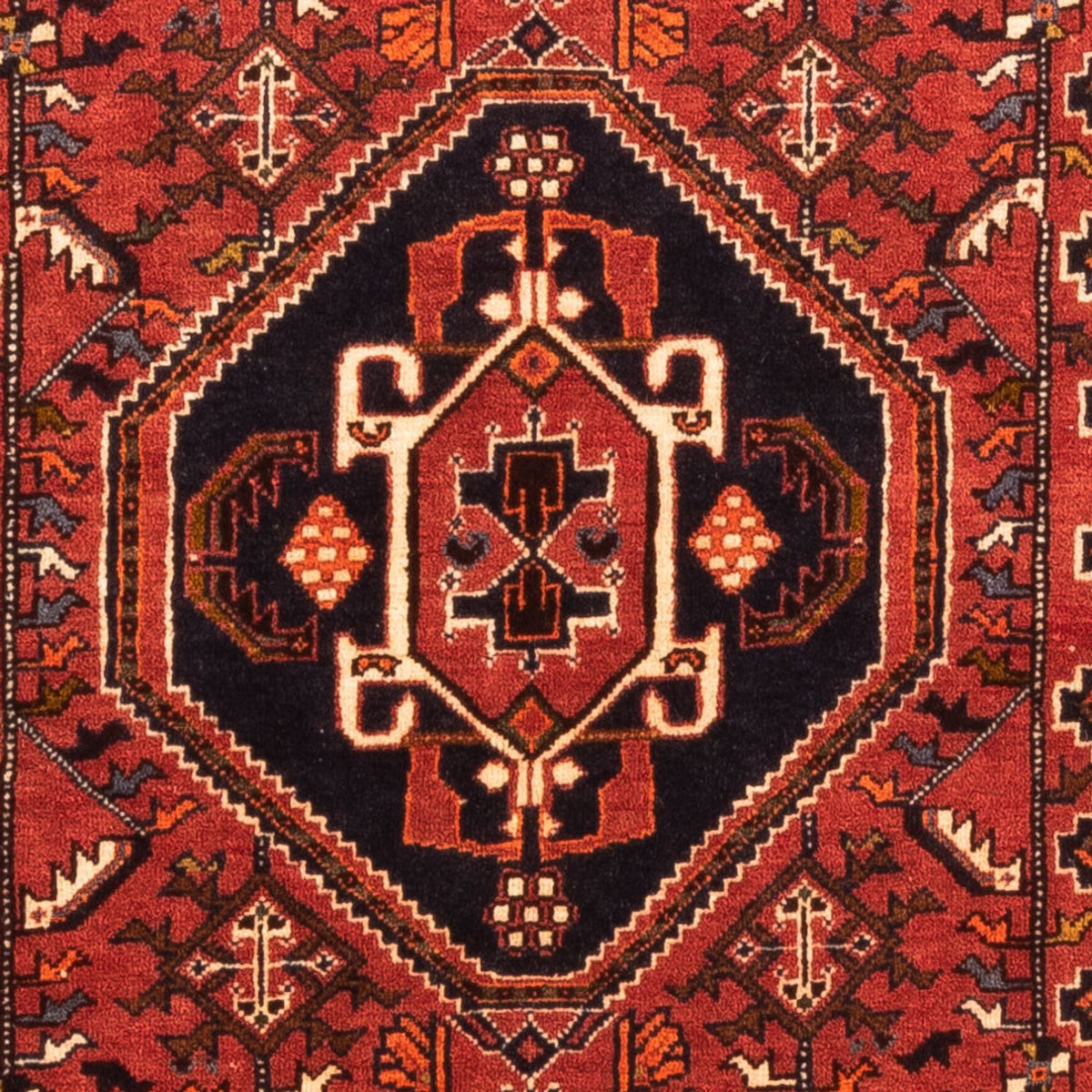 Alfombra persa - Nómada - 154 x 100 cm - óxido