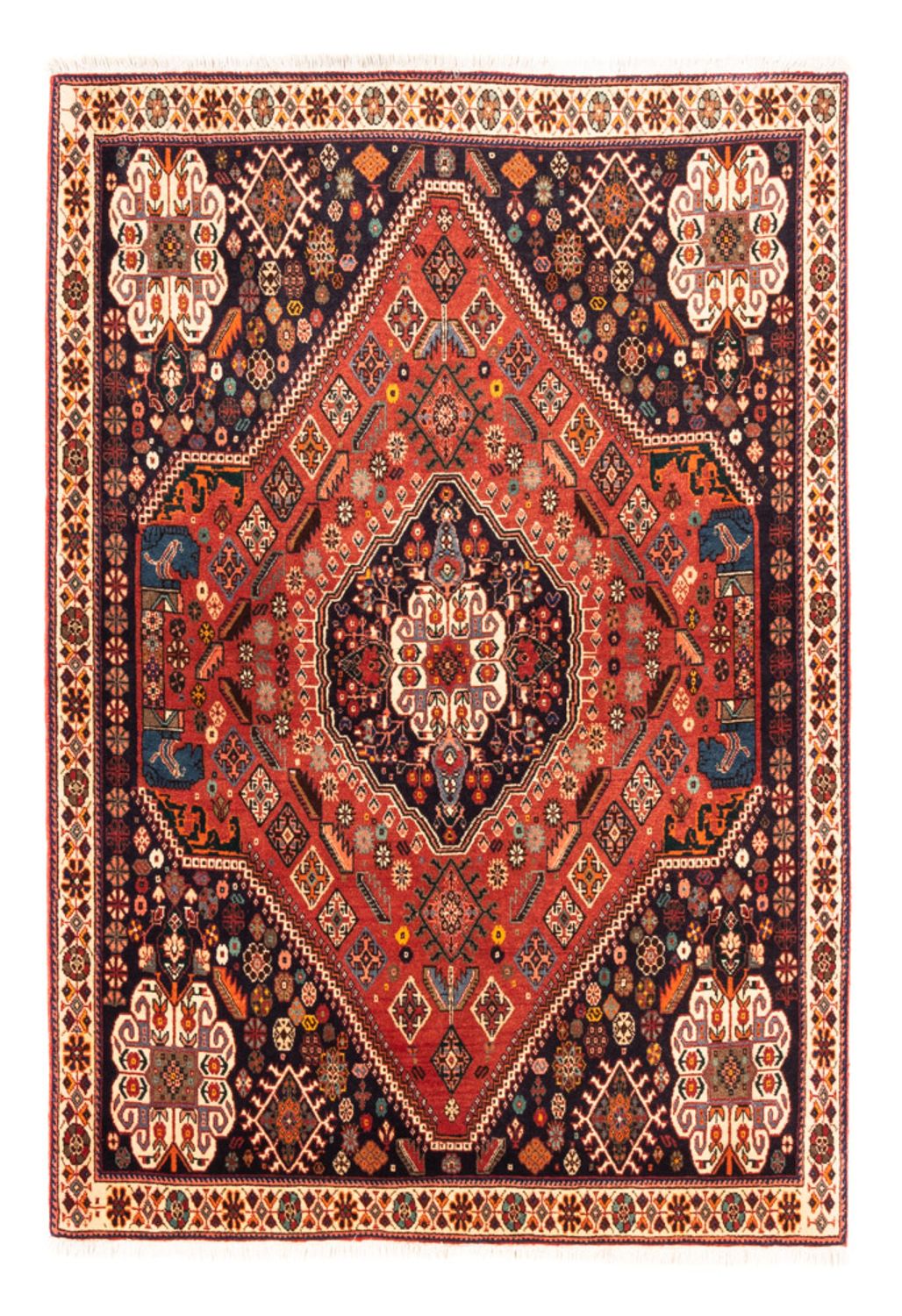 Alfombra persa - Nómada - 154 x 112 cm - rojo