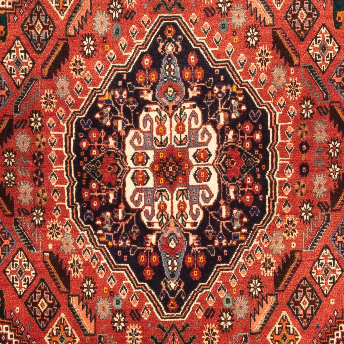 Alfombra persa - Nómada - 154 x 112 cm - rojo