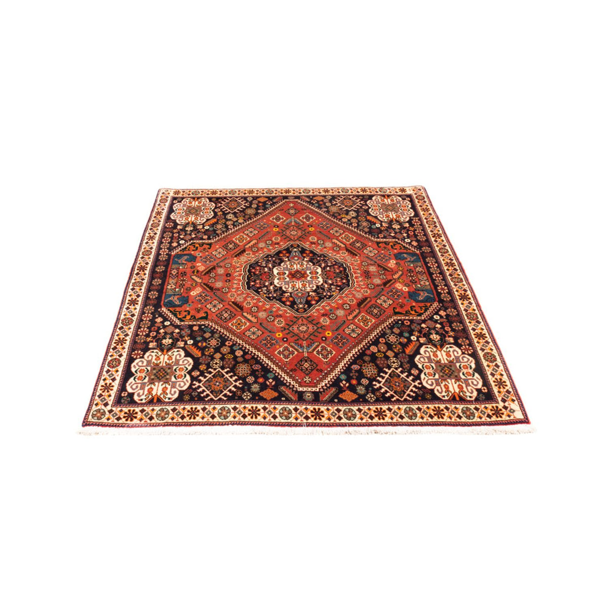 Alfombra persa - Nómada - 154 x 112 cm - rojo