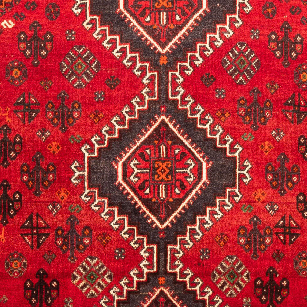 Alfombra persa - Nómada - 163 x 113 cm - rojo