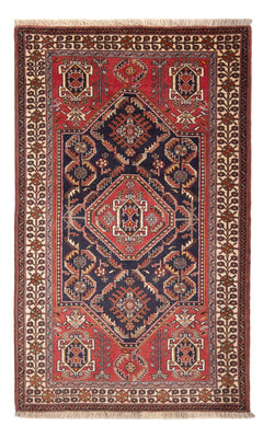 Alfombra Gabbeh - Persa Kashkuli - 152 x 82 cm - azul oscuro